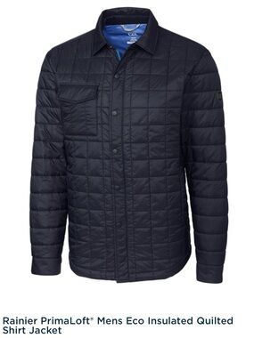 Cutter & Buck Quilted Navy Puffer Jacket